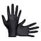 Sas Safety Raven, Disposable Gloves, 7 mil Palm, Nitrile, Powder-Free, M, 1000 PK, Black 66517 - alternate 1